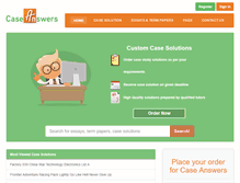 Tablet Screenshot of caseanswers.com